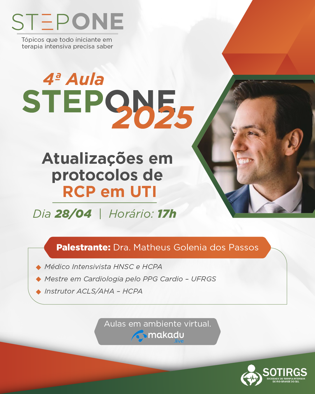 4ª aula do ano do projeto STEPONE disponível